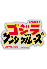 Santa Cruz Santa Cruz Sticker Godzilla Vs (4-Pack)