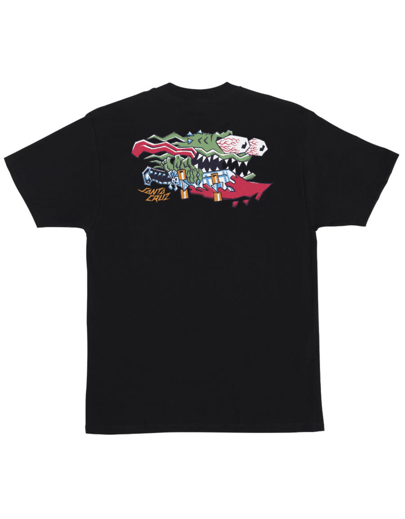 Santa Cruz Santa Cruz Tee Meek Scratched Slasher Heavyweight S/S (Black)