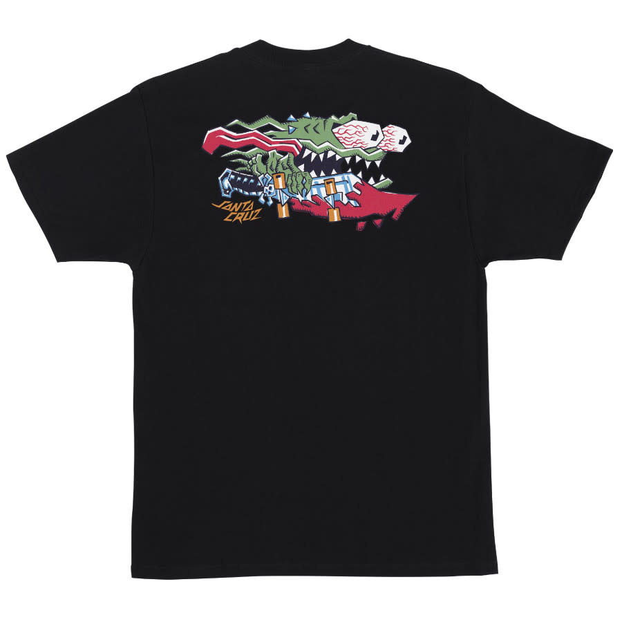 ★Santa Cruz Meek Slasher T-Shirt 関税込★ SANTA CRUZ MEEK PINSTRIPE SLASHER T-SHIRT - The Dark Slide