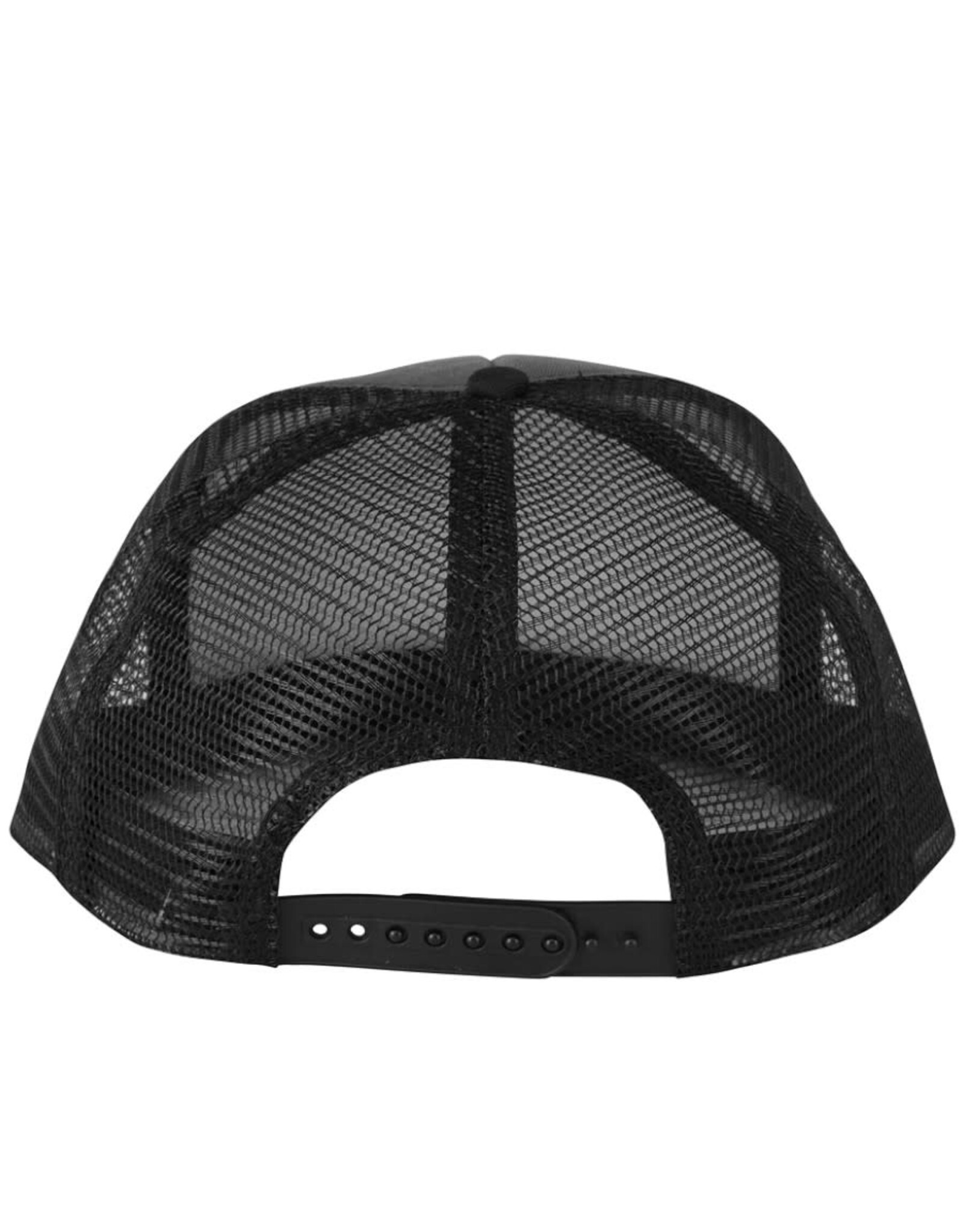 Creature Creature Hat Logo High Profile Mesh Trucker Snapback (Black)
