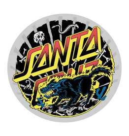 Santa Cruz Santa Cruz Sticker Jeff Kendall Wolf Dot Multi (4 inch)