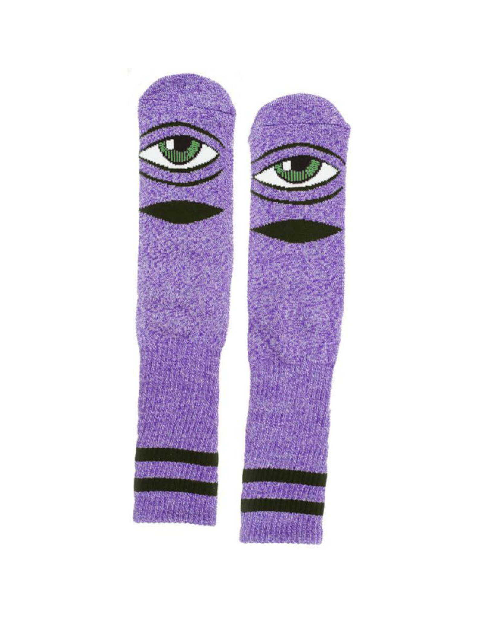 Toy Machine Toy Machine Socks Heather Sect Eye Crew (Purple Heather)