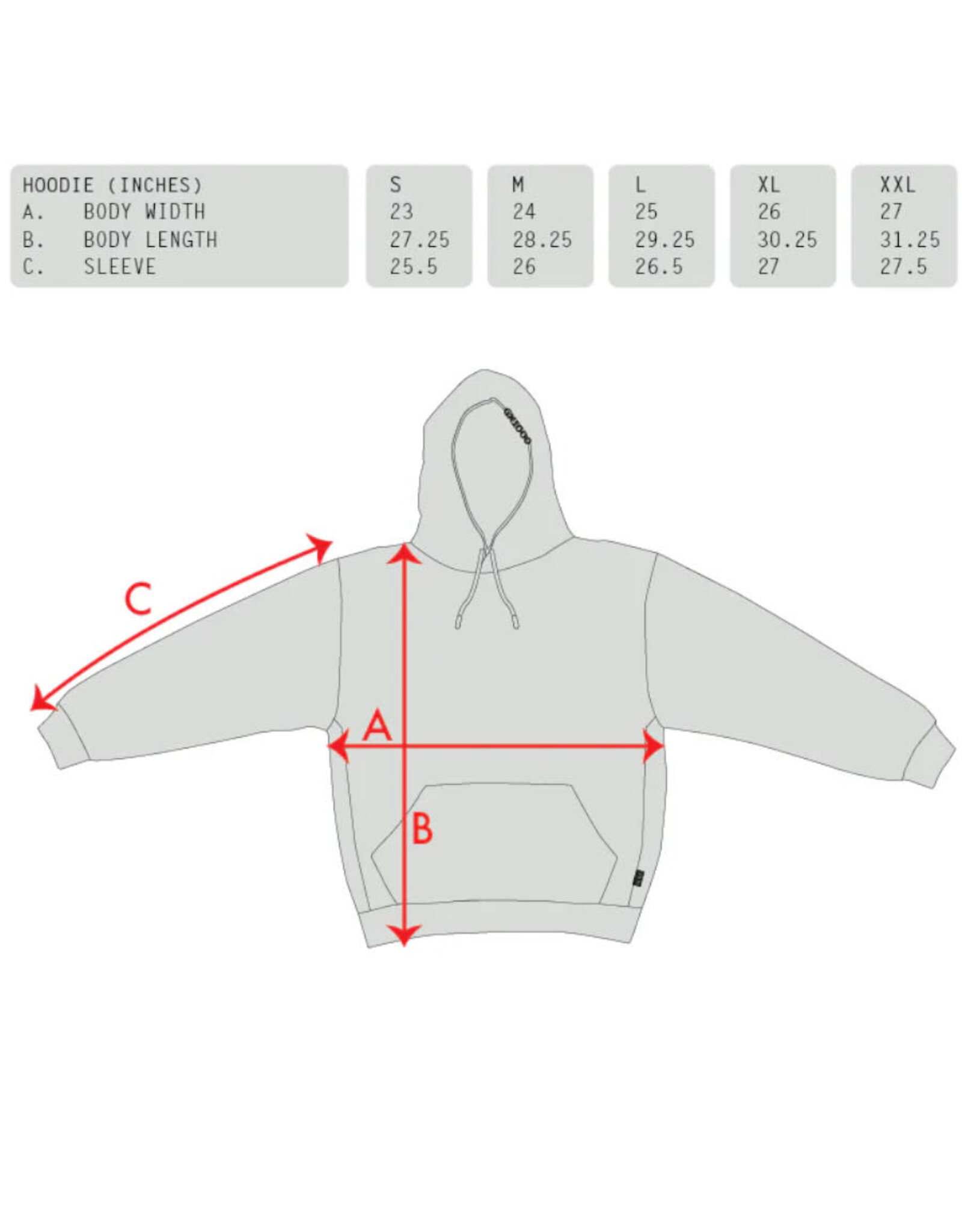 GX1000 GX-1000 Hood OG Logo Pullover (Brown)