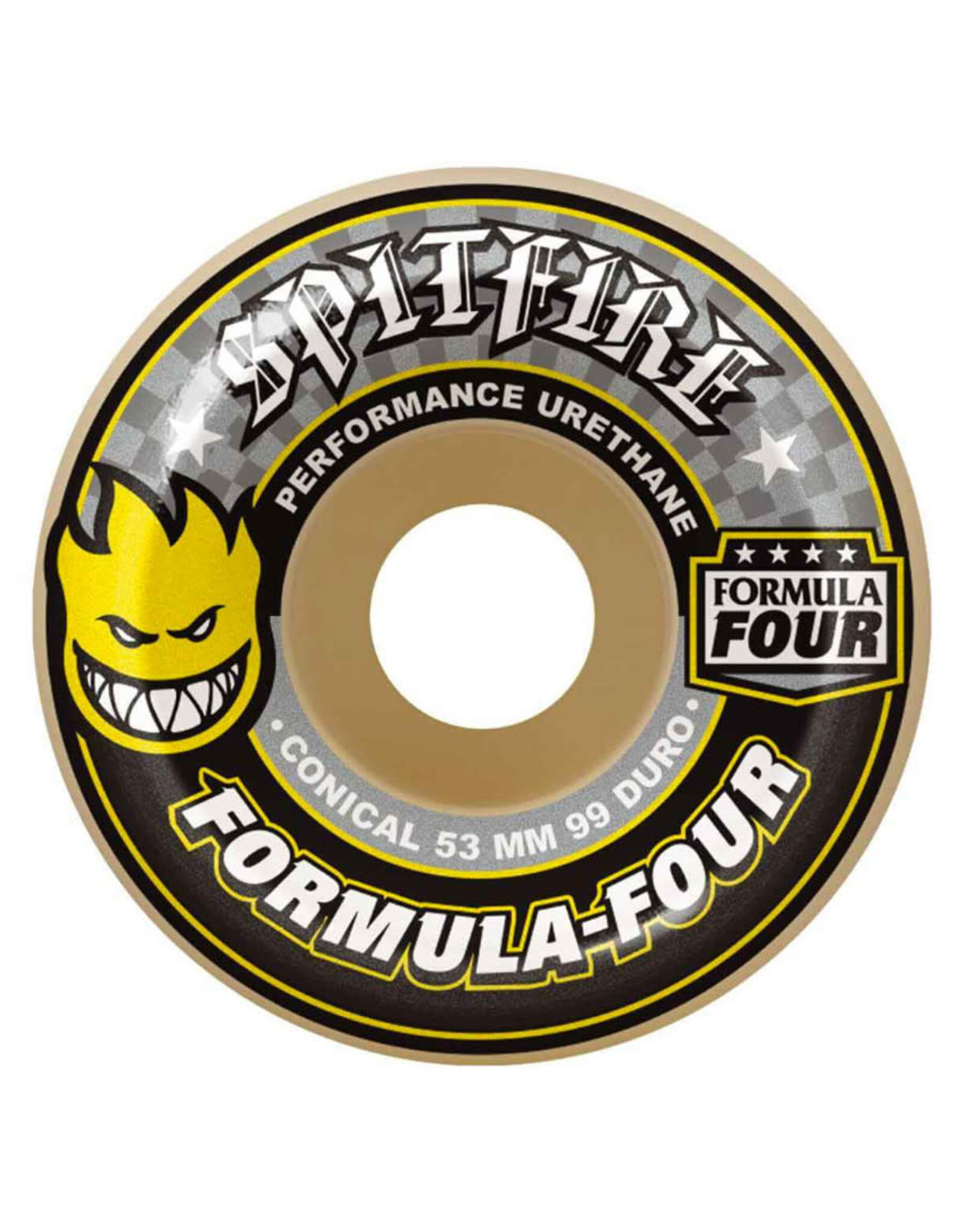 Spitfire Spitfire Wheels Formula Four Conical Yellow (54mm/99d)