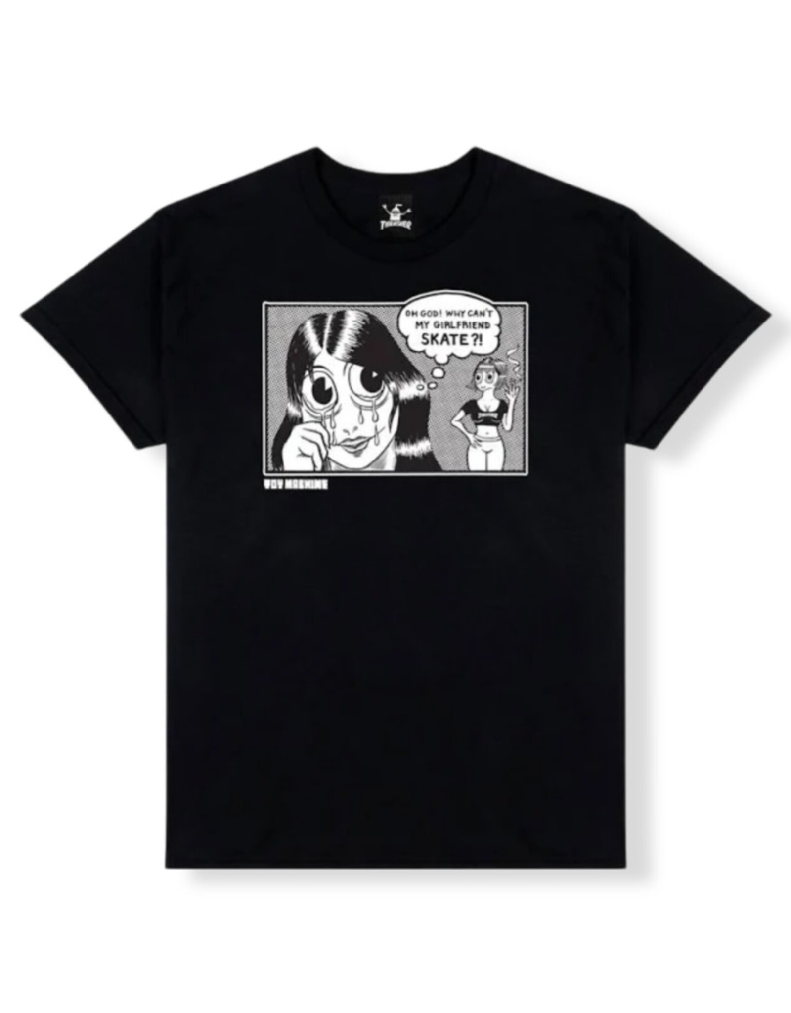 Thrasher Thrasher Tee X Toy Machine Mens Girlfriend S/S (Black)