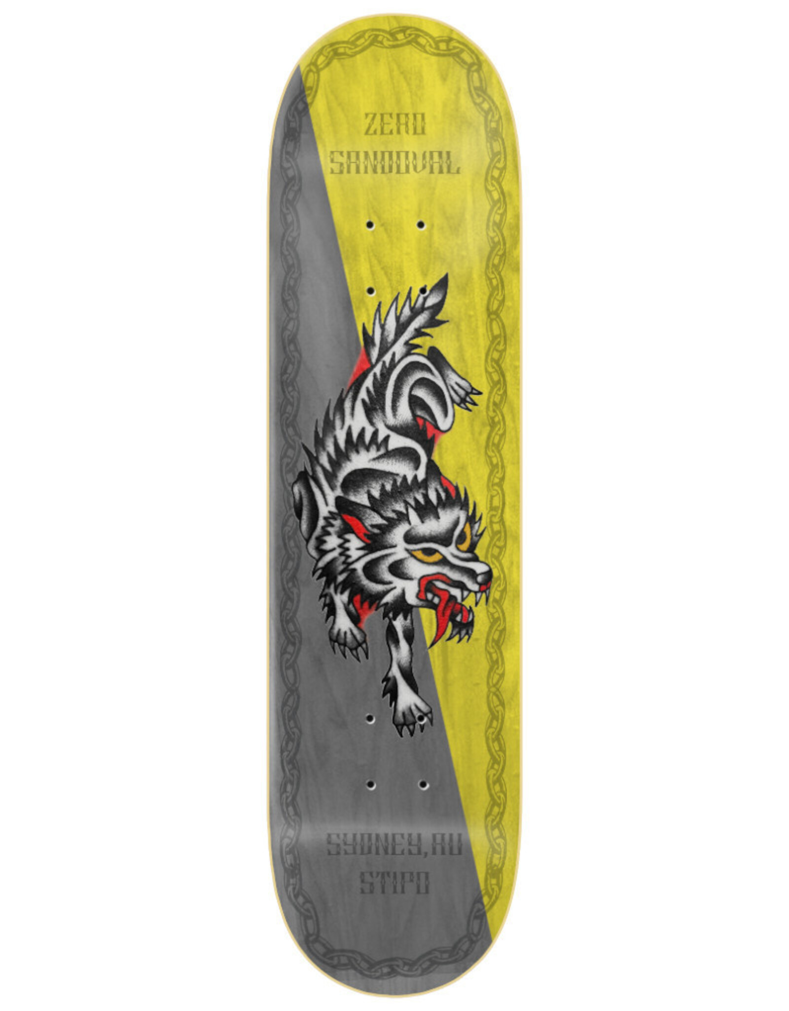 Zero Skateboards Zero Deck Tommy Sandoval Stipo (8.375)
