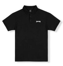 Thrasher Thrasher Tee Polo Mens Embroid S/S (Black)