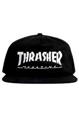 Thrasher Thrasher Hat Sk8 Mag Logo Embroidered Snapback (Black/White)