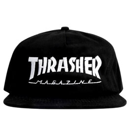 Thrasher Thrasher Hat Sk8 Mag Logo Embroidered Snapback (Black/White)