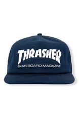 Thrasher Thrasher Hat Sk8 Mag Logo Embroidered Snapback (Navy/White)