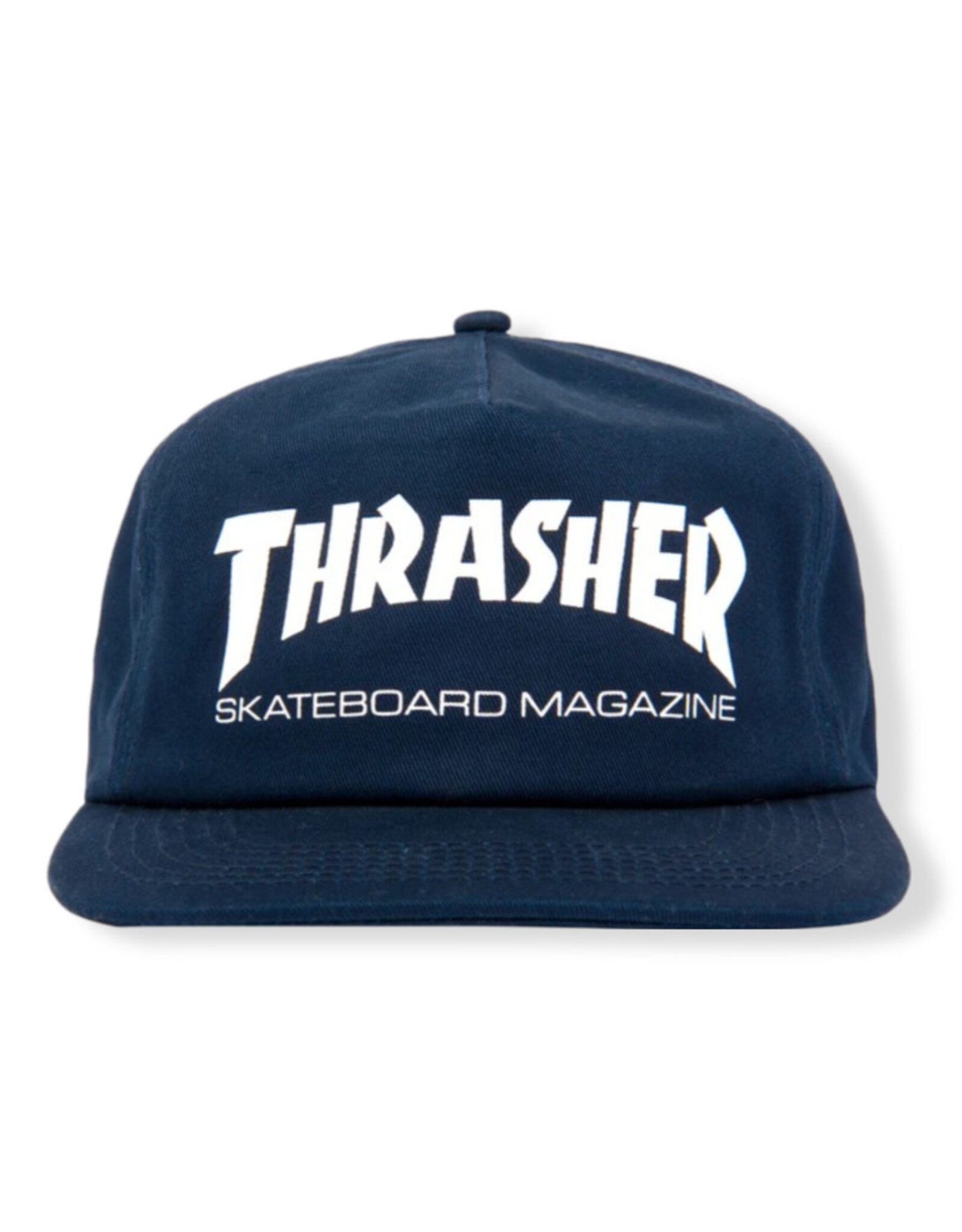 Thrasher Thrasher Hat Sk8 Mag Logo Embroidered Snapback (Navy/White)