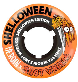 Snot Snot Wheels X Heroin Team Shelloween Black Core/Orange Outer (53mm/99a)
