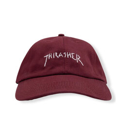 Thrasher Thrasher Hat New Religion Old Timer Strapback (Maroon)