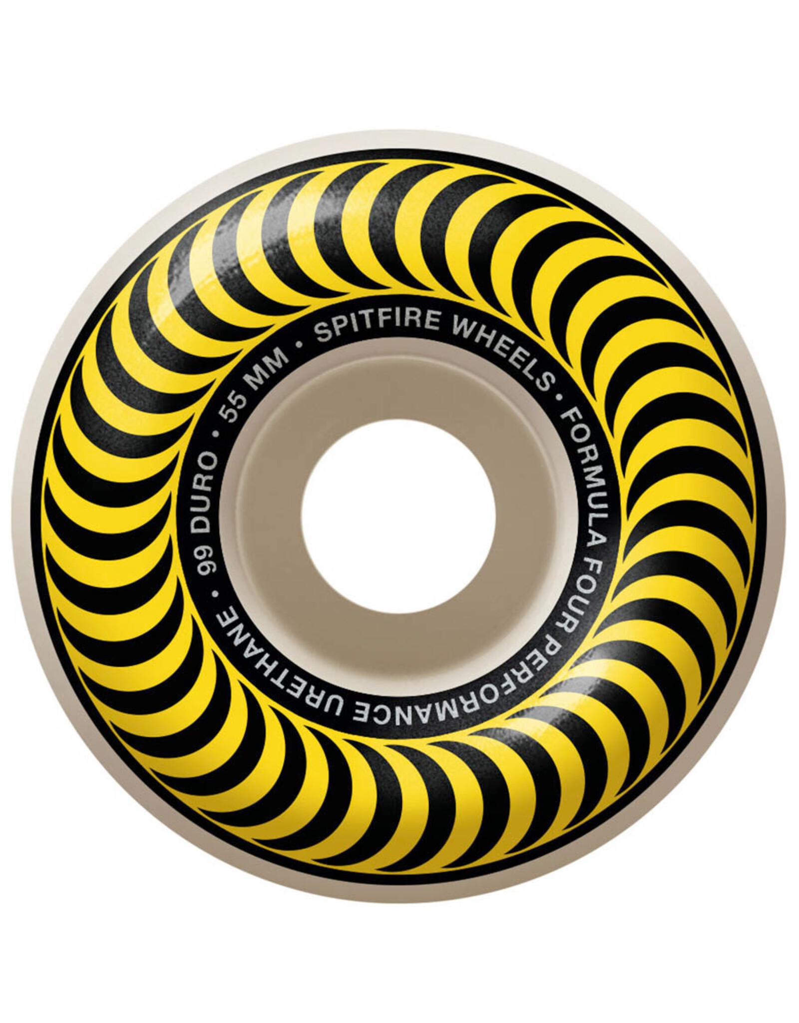 Spitfire Spitfire Wheels Formula Four Yellow Classic White (55mm/99d)