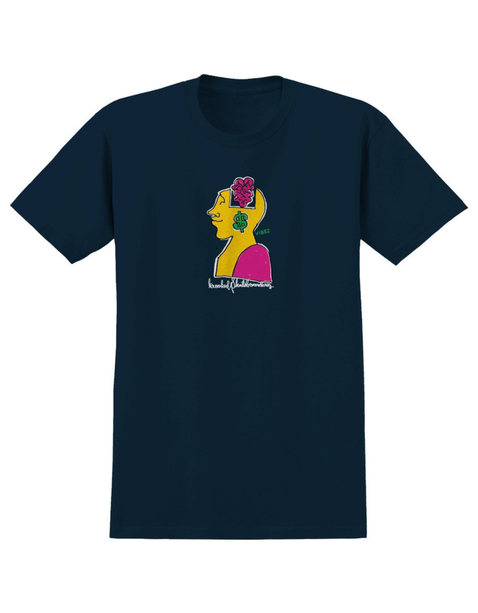 Krooked Krooked Tee Smart Money S/S (True Navy)