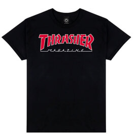 Thrasher Thrasher Tee Mens Outlined S/S (Black)