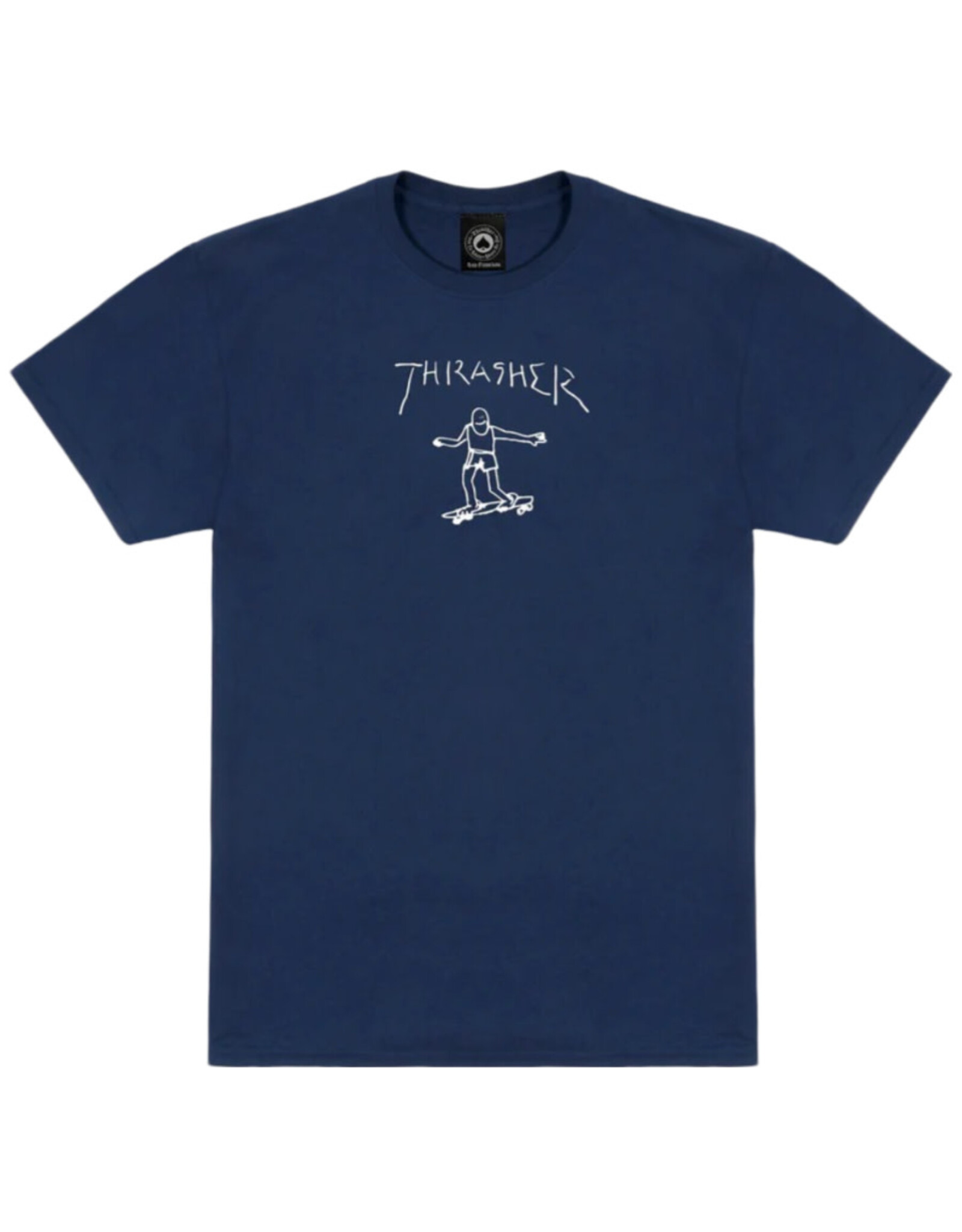 Thrasher Thrasher Tee Mens Gonz S/S (Navy/White)