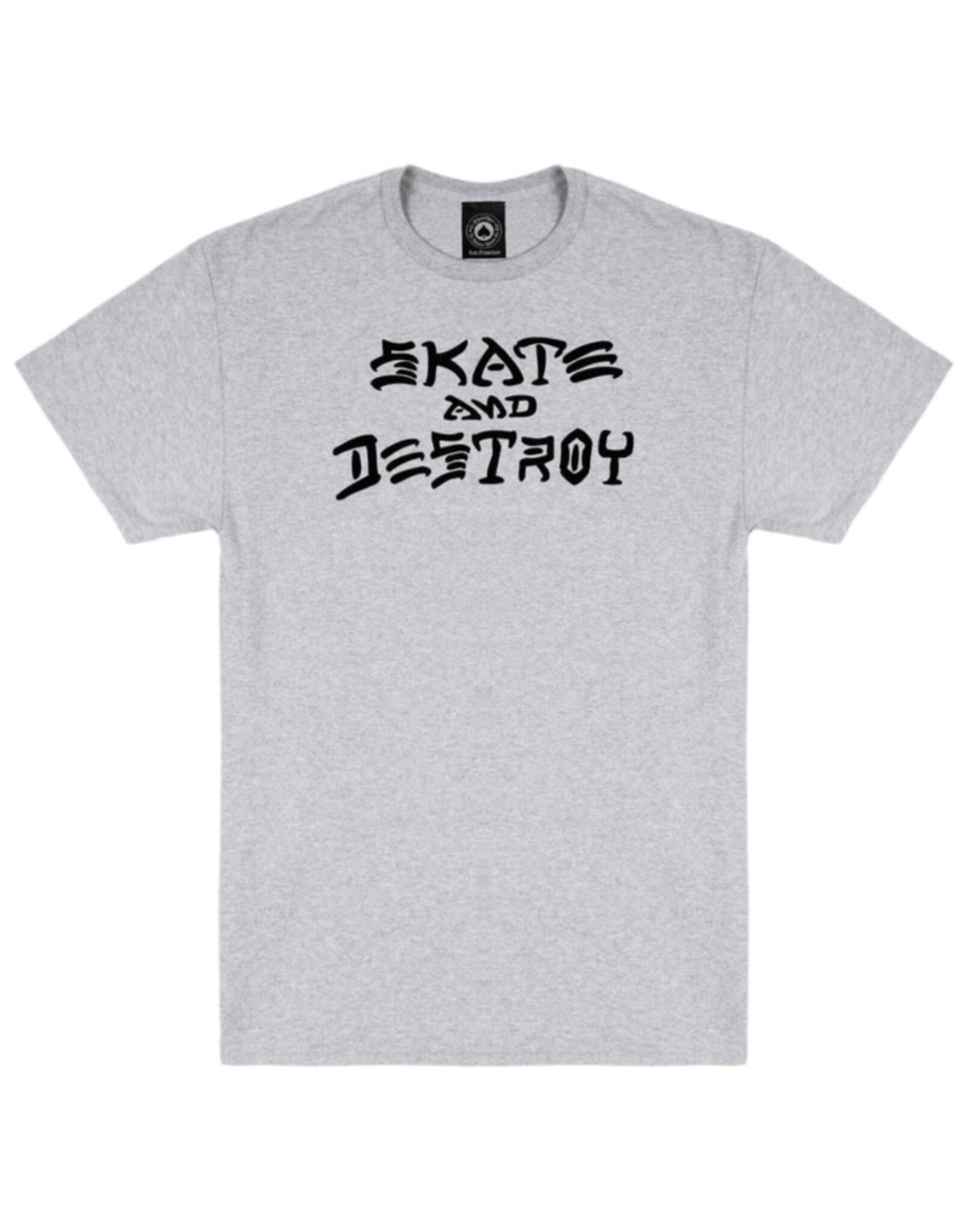 Thrasher Thrasher Tee Mens Sk8 And Destroy S/S (Grey)