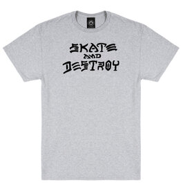 Thrasher Thrasher Tee Mens Sk8 And Destroy S/S (Grey)
