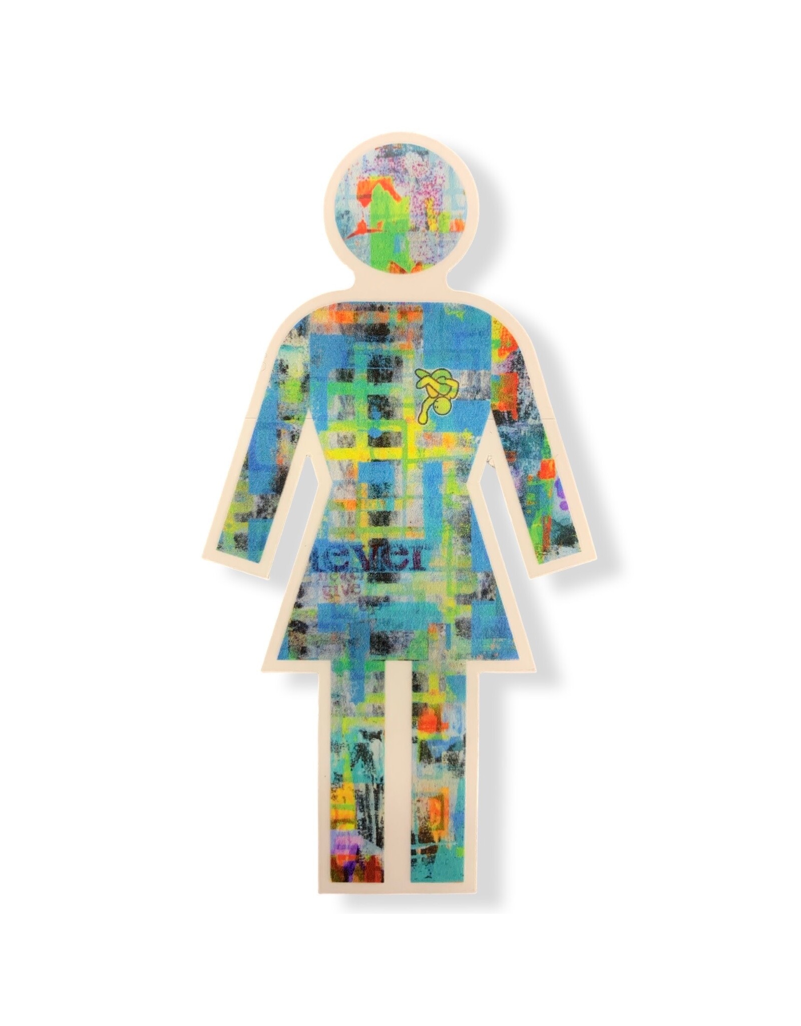 Girl Girl Sticker Modernica Lance Mountain