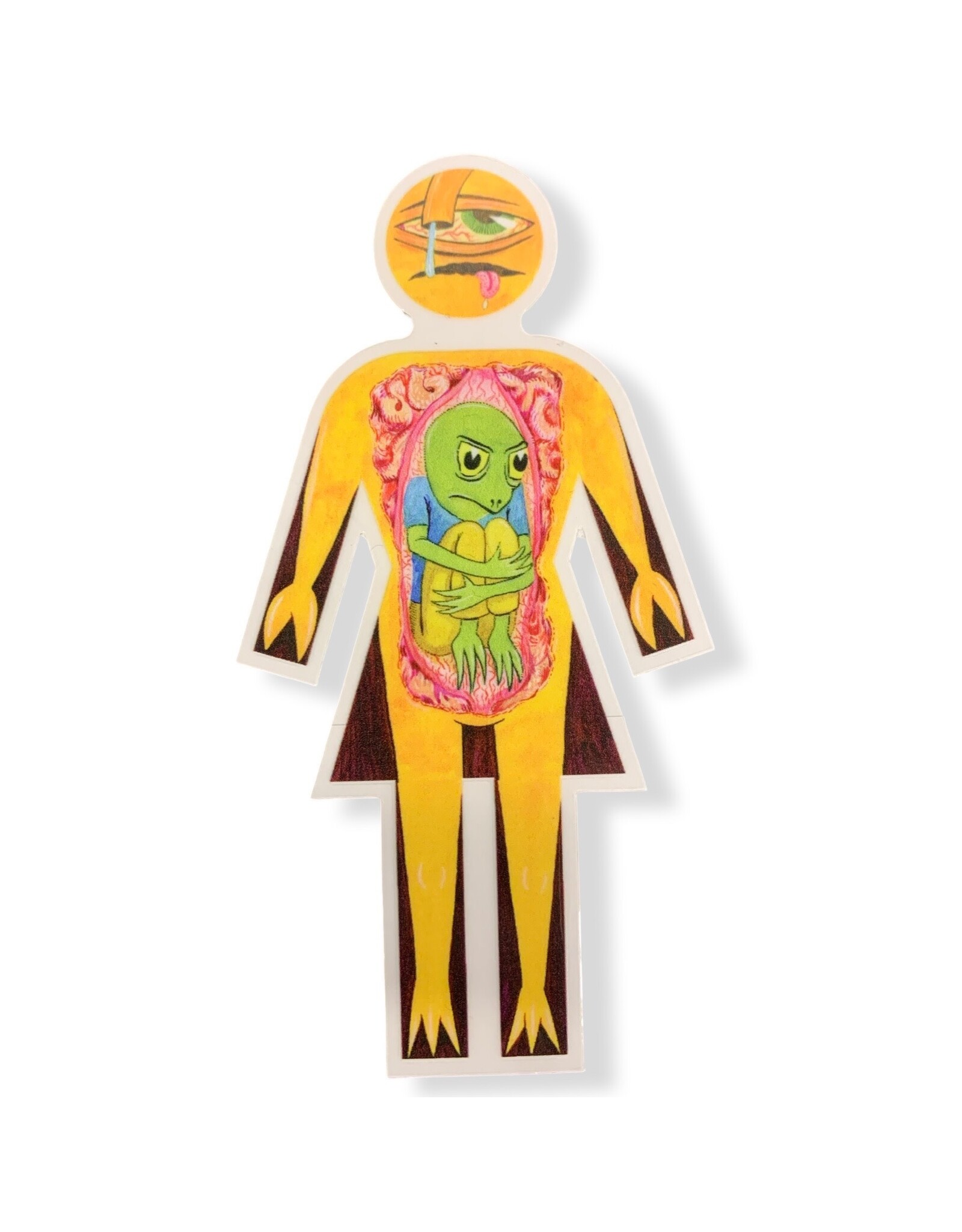 Girl Girl Sticker Modernica Ed Templeton