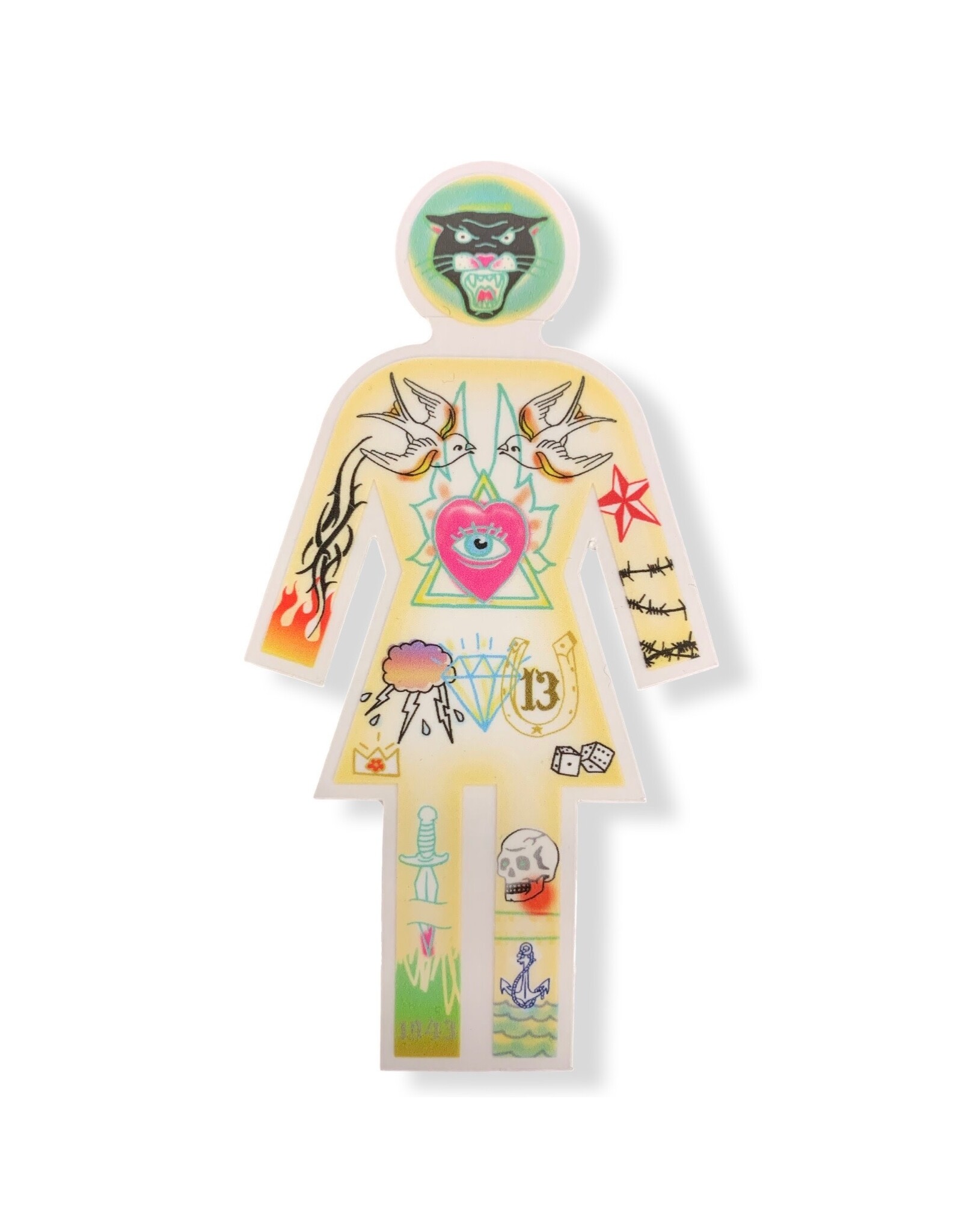 Girl Girl Sticker Modernica Natas Kaupas