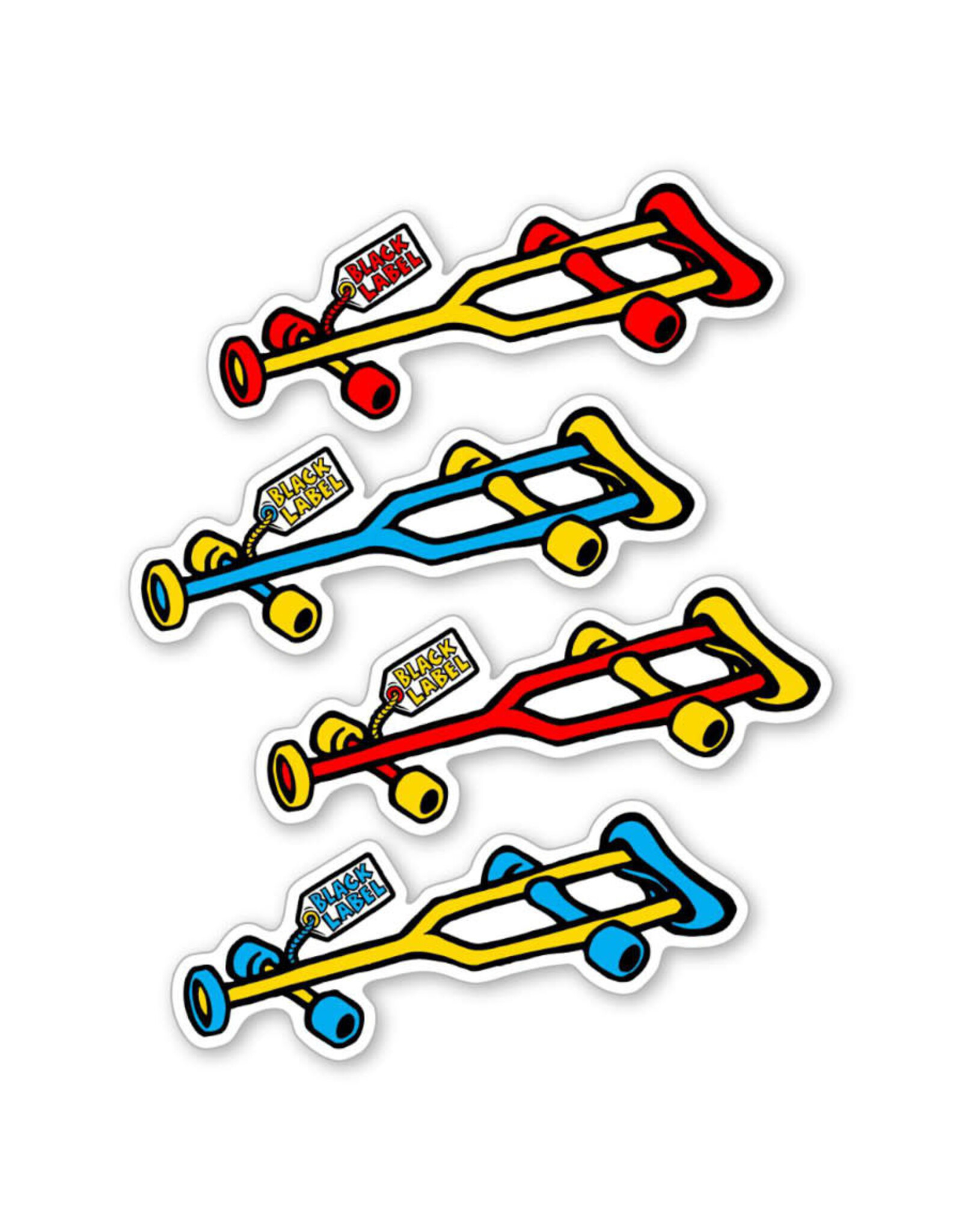 Black Label Black Label Sticker Crutch Assorted (1 Sticker)