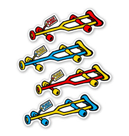 Black Label Black Label Sticker Crutch Assorted (1 Sticker)