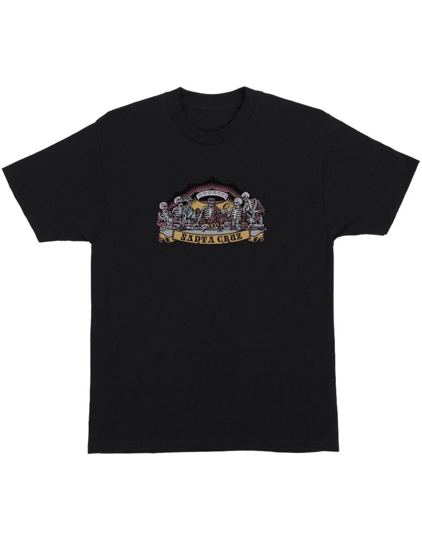 Santa Cruz Santa Cruz Tee Guzman Dead Diners Front Heavyweight S/S (Black)