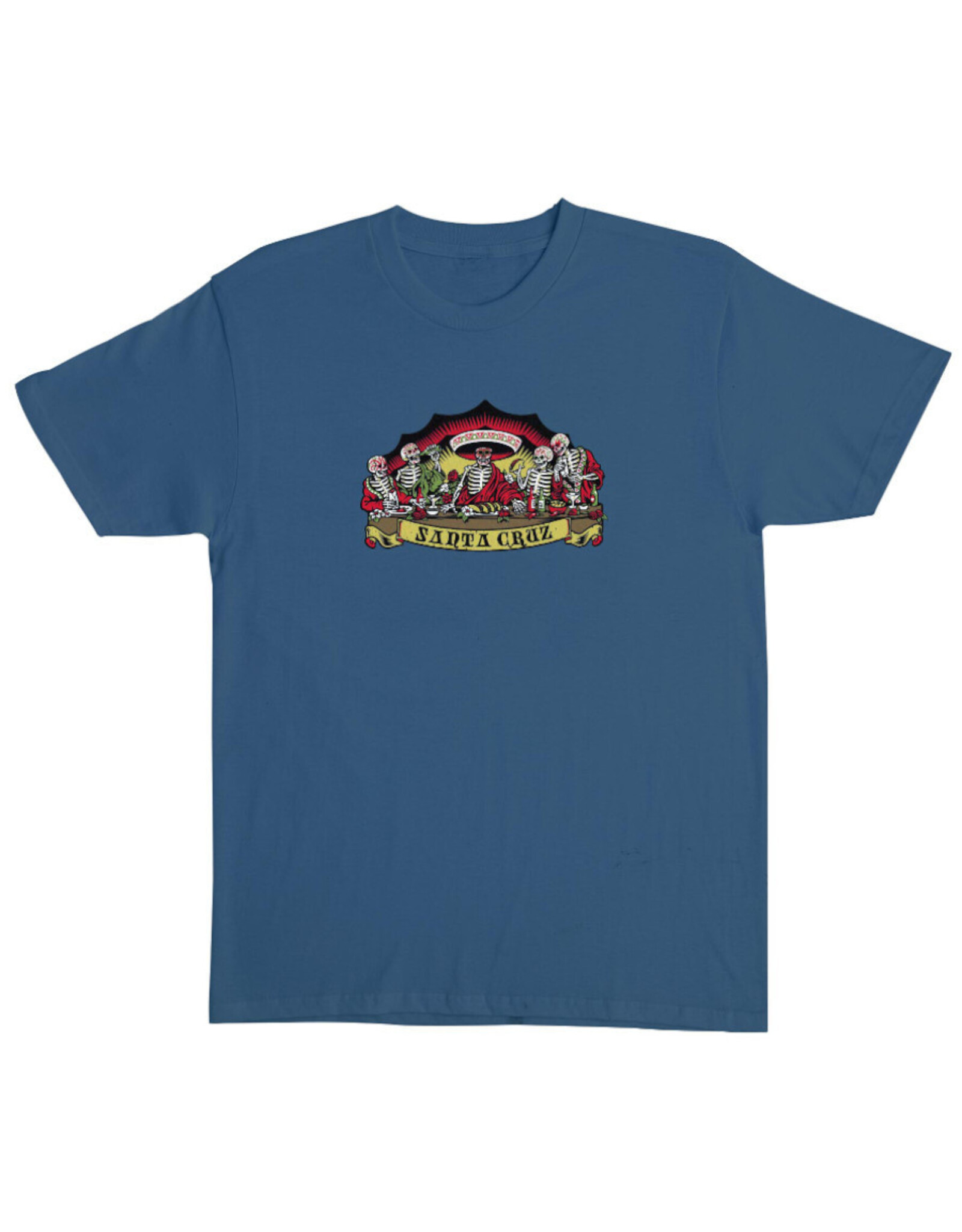 Santa Cruz Santa Cruz Tee Guzman Dead Diners Front Heavyweight S/S (Blue Dusk)