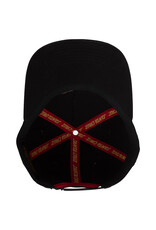 Santa Cruz Santa Cruz Hat Flame Ringed Dot Unstructured Snapback (Black)