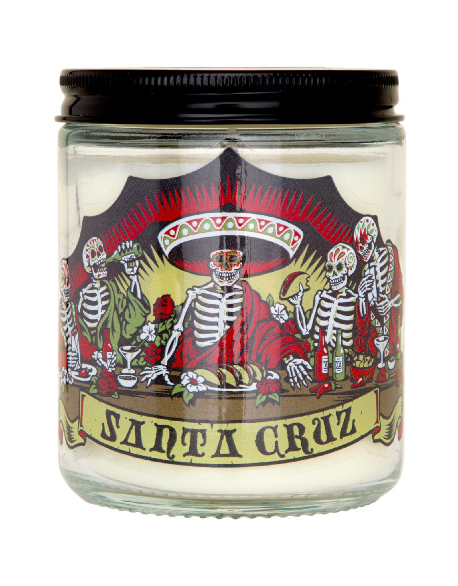 Santa Cruz Santa Cruz Candle Guzman Dead Diners Unscented