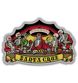 Santa Cruz Santa Cruz Sticker Guzman Dead Diners (4.25 Inches)