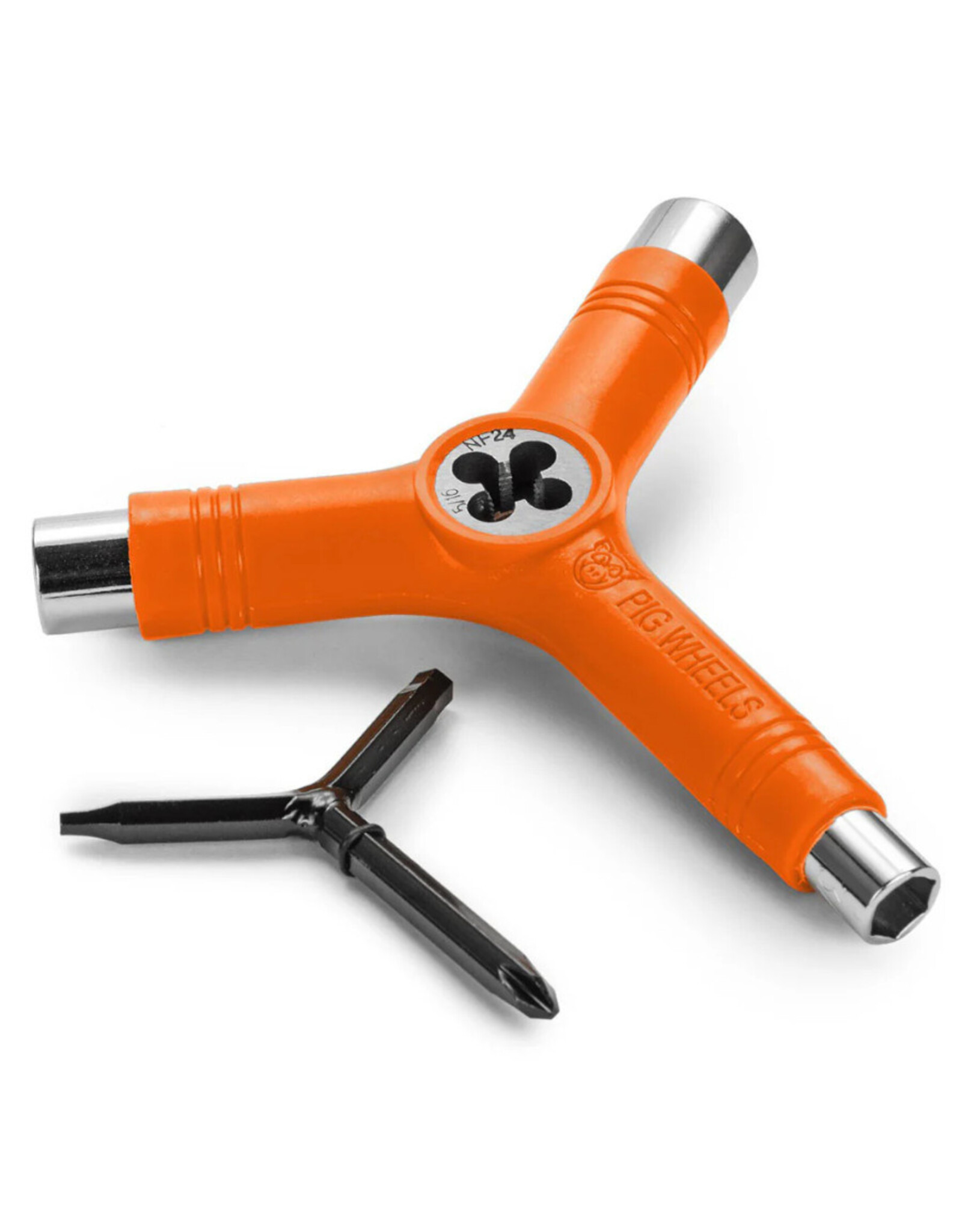 Pig Pig Tool Tri-Socket Threader (Orange)