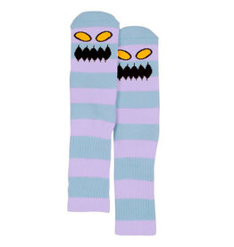 Toy Machine Toy Machine Socks Monster Big Stripe Crew (Lavender/Blue)
