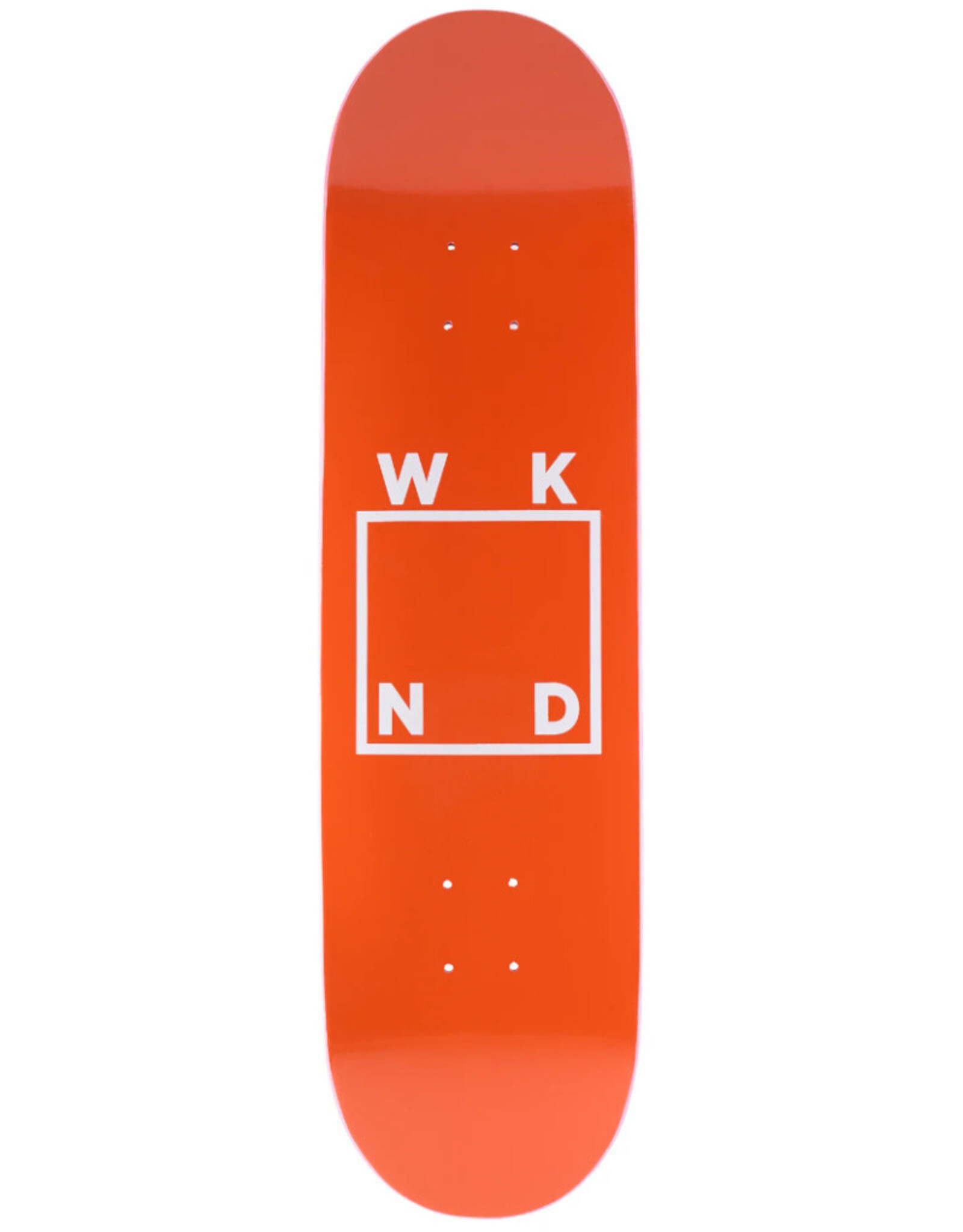 Wknd Skateboards Wknd Deck Team Logo Orange WB (8.125)