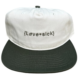 Lovesick Lovesick Hat Logo 5 Panel Snapback (Cream/Olive)