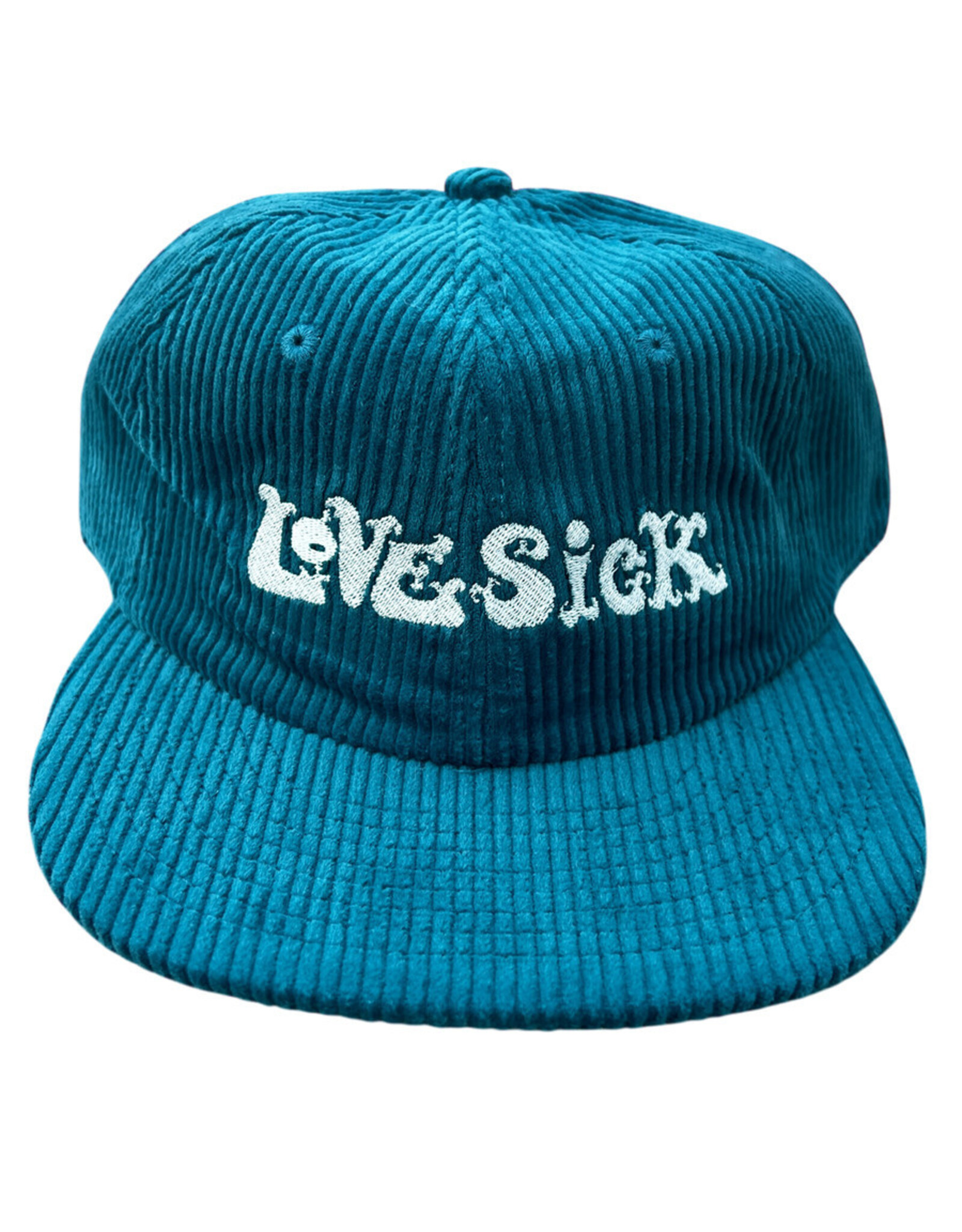 Lovesick Lovesick Hat Alone Again Corduroy Strapback (Teal)