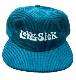 Lovesick Lovesick Hat Alone Again Corduroy Strapback (Teal)