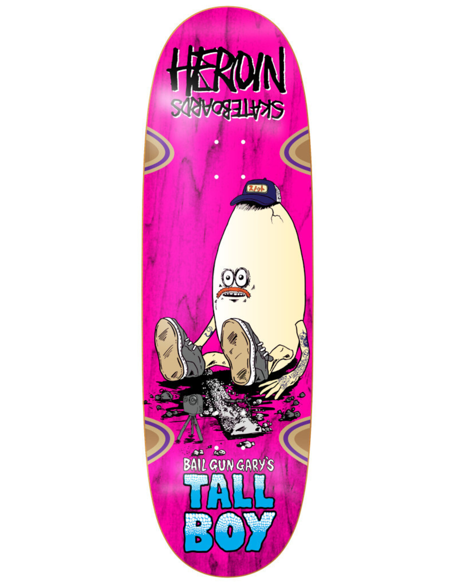 Heroin Heroin Deck Bail Gun Gary Tall Boy (10.25)