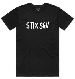 Stix SGV Stix SGV Tee Logo Fos Font Premium S/S (Black/White)