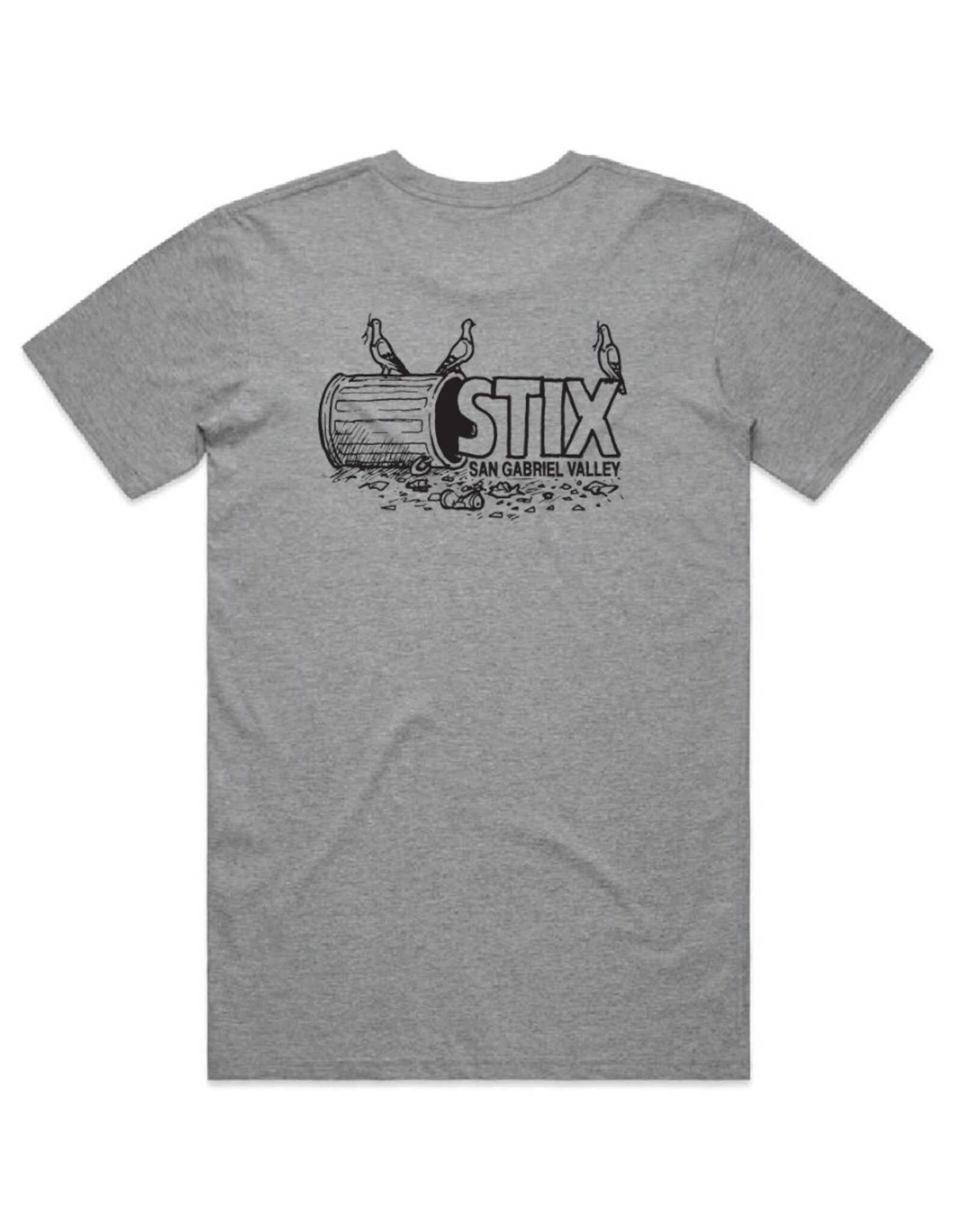 Stix SGV Stix SGV Tee Todd Francis Pigeons Premium S/S (Athletic Heather/Black)