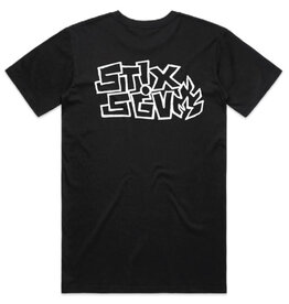 Stix SGV Stix SGV Tee Lucero Flame Premium S/S (Black/White)