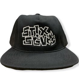 Stix SGV Stix SGV Hat Lucero Flame 5 Panel Snapback (Black/White)