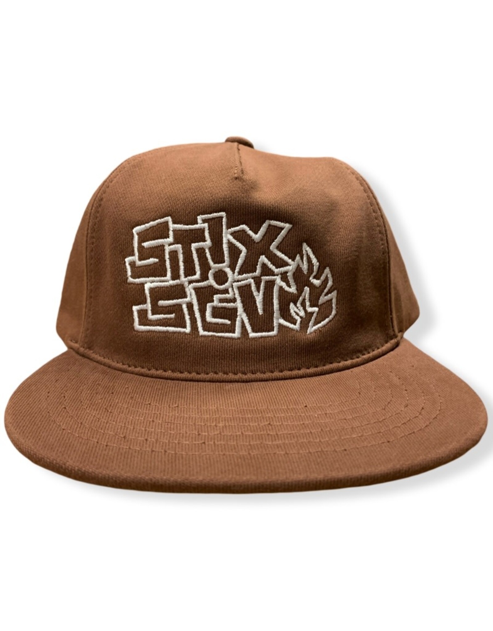 Stix SGV Stix SGV Hat Lucero Flame 5 Panel Snapback (Brown/White)