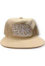 Stix SGV Stix SGV Hat Lucero Flame 5 Panel Snapback (Khaki/White)