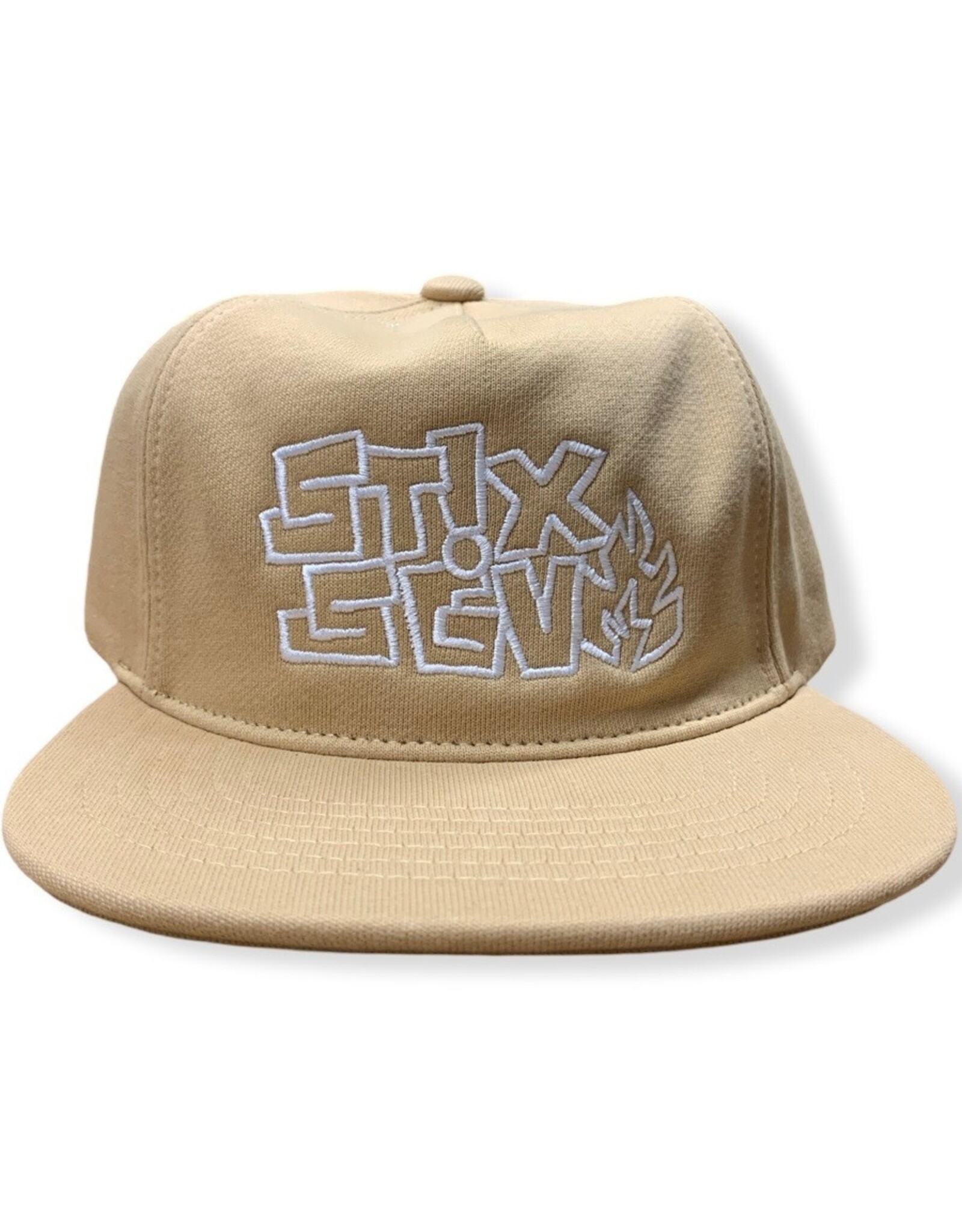 Stix SGV Stix SGV Hat Lucero Flame 5 Panel Snapback (Khaki/White)