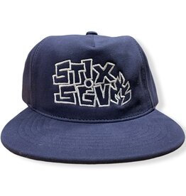 Stix SGV Stix SGV Hat Lucero Flame 5 Panel Snapback (Navy/White)