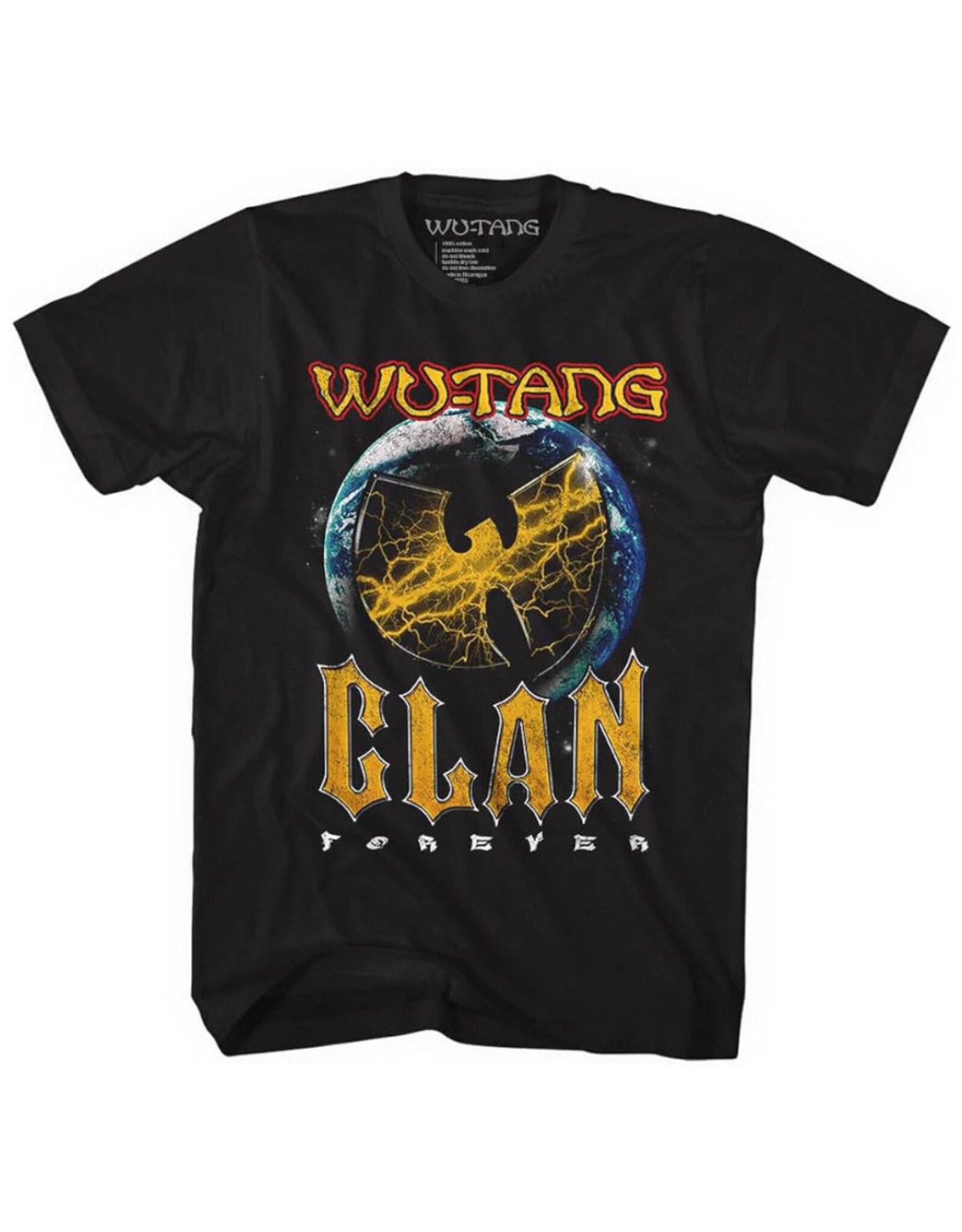Star 500 Concert Series On Hollywood Tee Wu Tang Bat Globe S/S (Black)