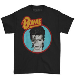Star 500 Concert Series On Hollywood Tee David Bowie Aladdin Blue Circle S/S (Black)